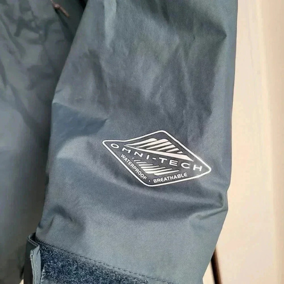 Columbia Omni Tech Waterproof Hoodie Breathable Men's Jacket Sz L Fishin… - Picture 4 of 8